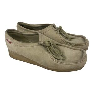 Women's Clarks Low Ankle Beige/Tan/Cream Suede Crepe Comfort Boots-11